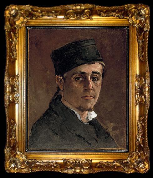framed  Paul Gauguin Portrait, ta009-2